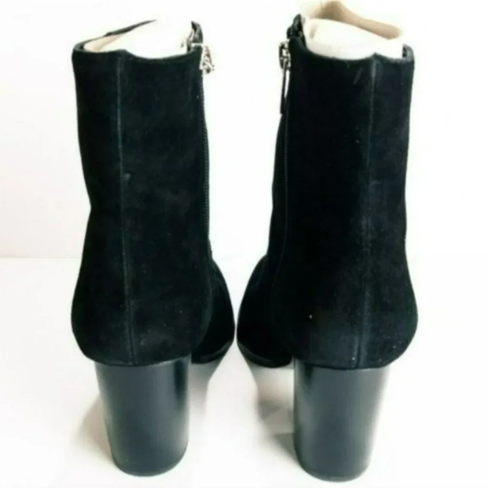Marc Fisher LTD Giana Black Suede Booties - Picture 7 of 8